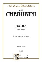 Requiem Mass in D Minor TTBB Vocal Score cover Thumbnail